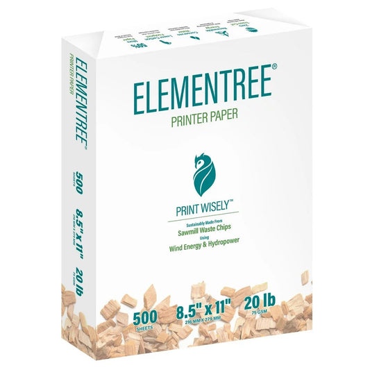 Printworks Elementree Sustainable Printer Paper, 8.5" X 11", 20 Lb., White, 500 Sheets